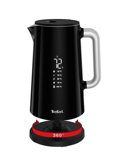 BOUILLOIRE TEFAL SMART N'LIGHT THERMOSTAT REGLABLE NOIR