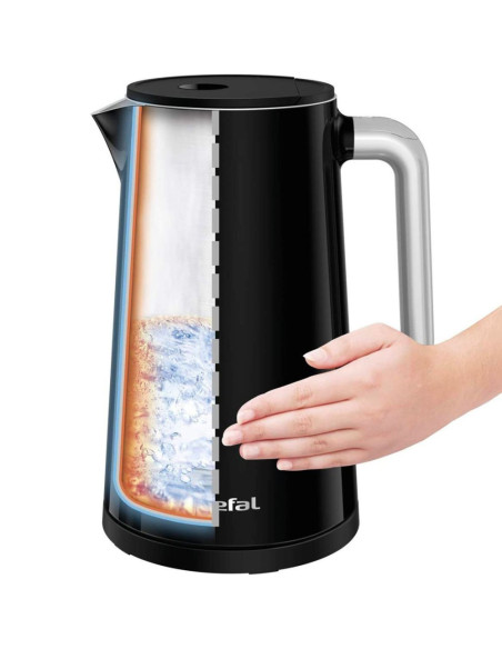 BOUILLOIRE TEFAL SMART N'LIGHT THERMOSTAT REGLABLE NOIR