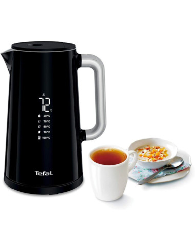 BOUILLOIRE TEFAL SMART N'LIGHT THERMOSTAT REGLABLE NOIR