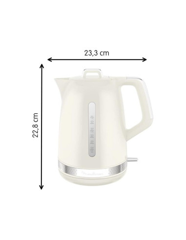BOUILLOIRE MOULINEX BY320A SOLEIL IVOIRE 1,7L