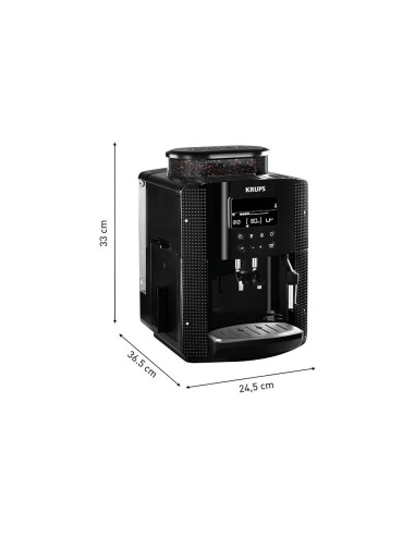 CAFETIERE KRUPS AUTOMATIQUE FULLY AUTO DISPLAY NOIR