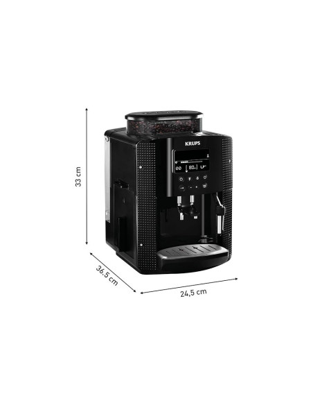 CAFETIERE KRUPS AUTOMATIQUE FULLY AUTO DISPLAY NOIR