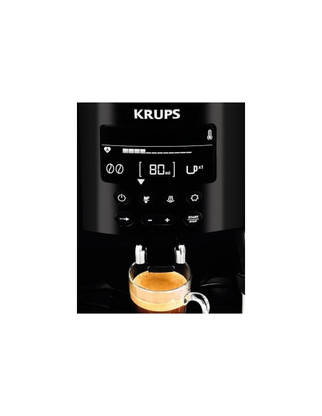CAFETIERE KRUPS AUTOMATIQUE FULLY AUTO DISPLAY NOIR