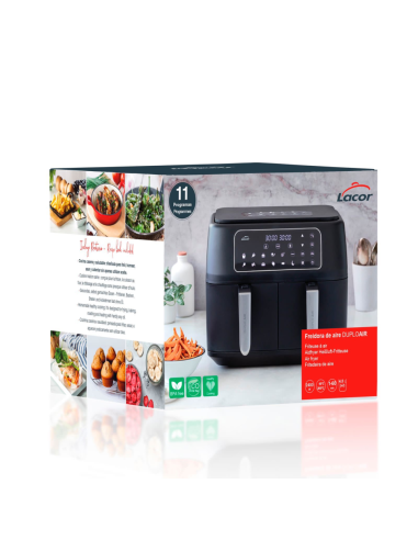 AIR FRYER (Friteuse) LACOR DUPLOAIR 4 Lx 2