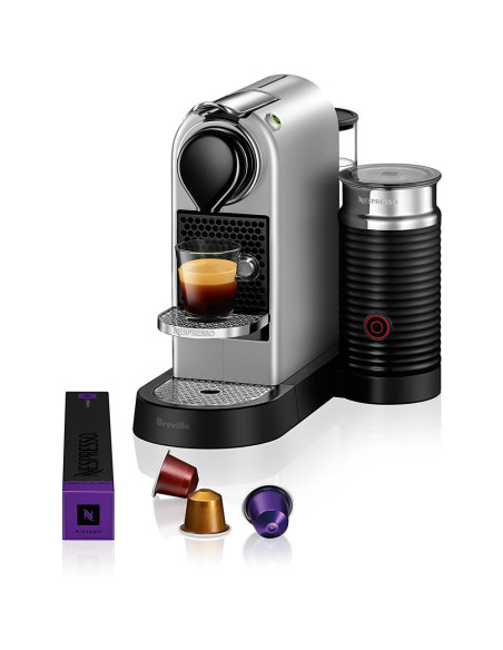 CAFETIERE NESPRESSO CITIZ & MILK C123 SILVER