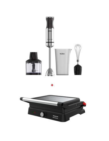 PACK (Mixeur Pro Chef 1502 SOLAC+PANINI BISTRO ESSENTIAL TAURUS)