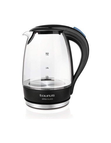 BOUILLOIRE TAURUS AROA GLASS 1.7L