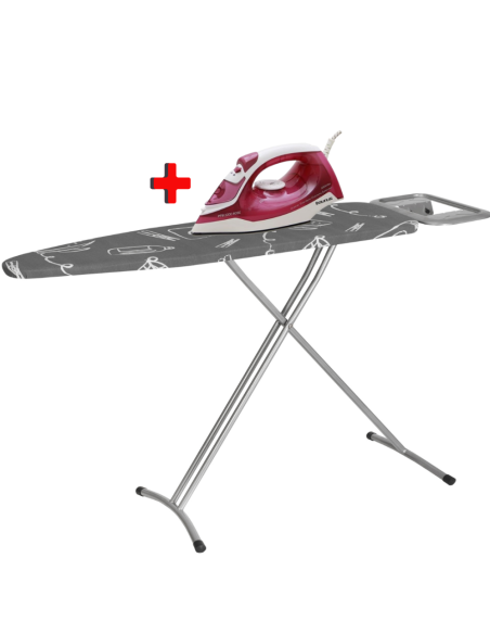 PACK TAURUS TABLE A REPASSER ARGENTA + FER A REPASSER PTSI 2200 ROSE