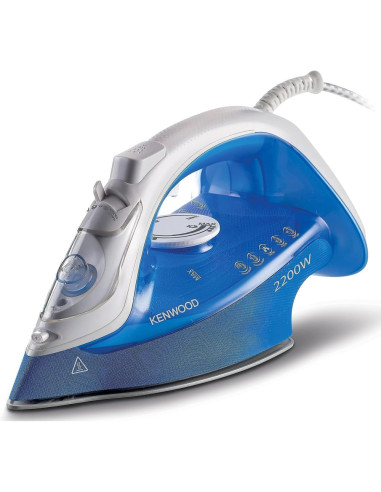 FER À VAPEUR KENWOOD CÉRAMIQUE 2200W,  40/130G, ANTI-GOUTTE BLEU