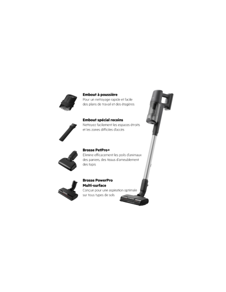 ASPIRATEUR AEG BALAI 0.5L, AUTONOMIE 50MIN, DARK GREY