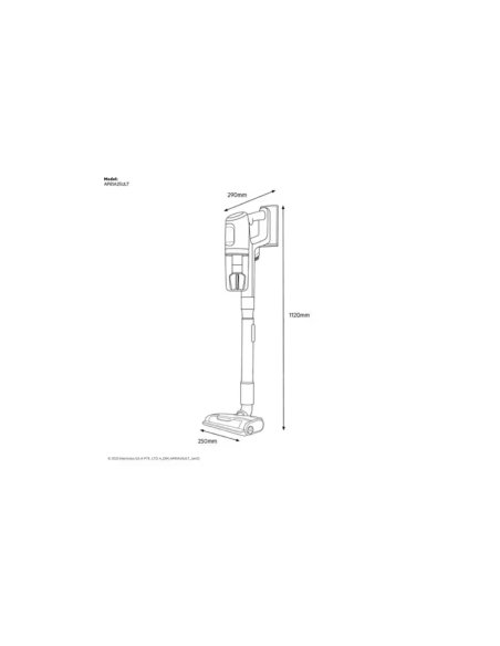 ASPIRATEUR AEG BALAI 0.4L, AUTONOMIE 60MIN, WALNUT BROWN