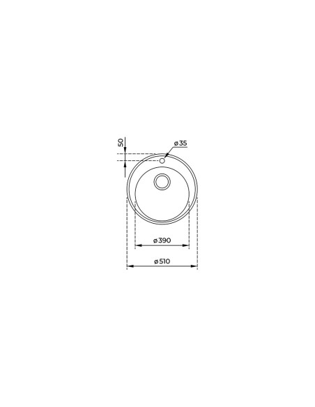 EVIER TEKA CENTROVAL 1C CEST C/REB