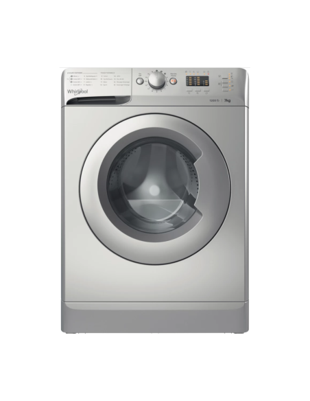 PACK (MACHINE A LAVER WHIRLPOOL 7KG 1200TR SILVER+REFRIGERATEUR WHIRLPOOL COMBINE NO FROST 301L INOX)