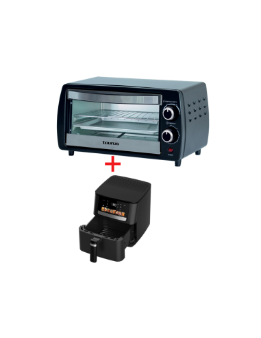 PACK (FOUR TAURUS ELECTRIQUE HORIZON 10L GRIS+AIR FRY TAURUS DIGITAL 6,5L NOVA 6)