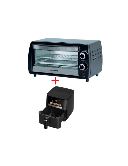 PACK (FOUR TAURUS ELECTRIQUE HORIZON 10L GRIS+AIR FRY TAURUS DIGITAL 6,5L NOVA 6)