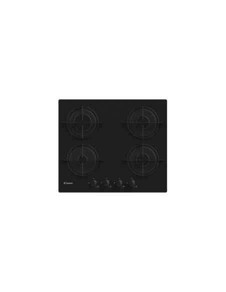 PACK ( FOUR CANDY ELECTRIQUE MULTIFONCTION 60CM NOIR+PLAQUE+HOTTE CANDY 60CM NOIR) CANDY 60 CM EN VERRE NOIR