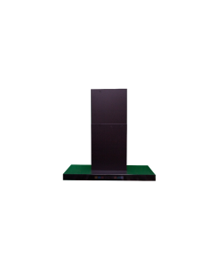 HOTTE SCHNEIDER DECORATIVE AVEC ECRAN EN VERRE 90CM NOIR