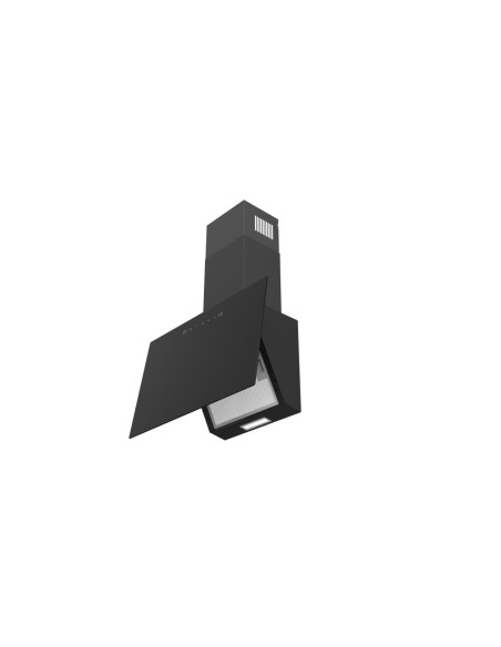 HOTTE SCHNEIDER DECORATIVE 60CM NOIR AVEC PANEL EN VERRE
