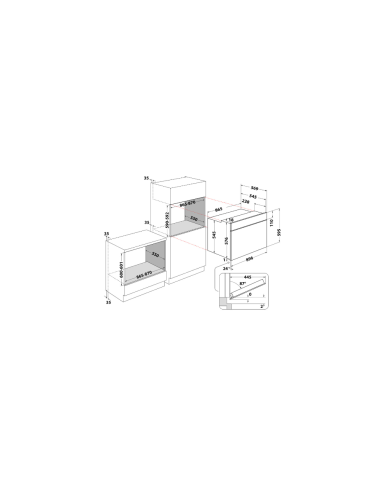 FOUR WHIRLPOOL ELECTRIQUE MULTIFONCTION 90CM INOX