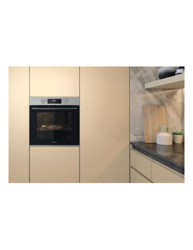 FOUR WHIRLPOOL ELECTRIQUE MULTIFONCTION HYDROLYSE INOX