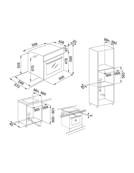 FOUR FRANKE FMA 86 H BK NOIR