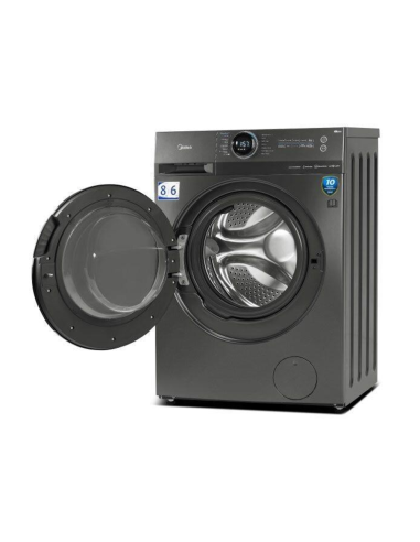 LAVANTE-SÉCHANTE MIDEA 8KG/6KG 1400T GRIS TITANE