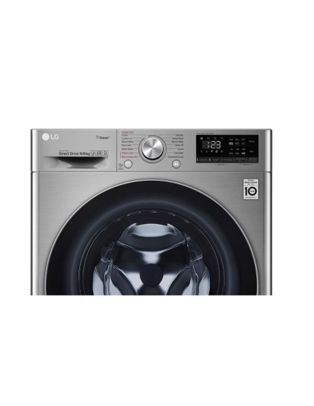 MACHINE A LAVER  LG SECHANTE 9KG/6KG 1400T INOX