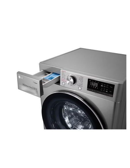 MACHINE A LAVER  LG SECHANTE 9KG/6KG 1400T INOX