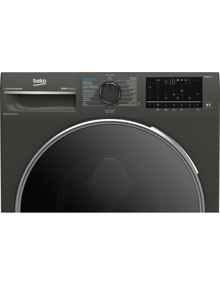 LAVANTE-SÉCHANTE  BEKO 12KG/8KG GRIS MANHATTAN