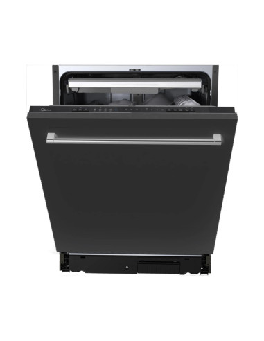 LAVE VAISSELLE MIDEA ENCASTRABLE 14 COUVERTS 5 PROGRAMMES GRIS FONCÉ