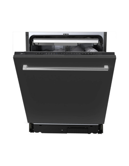 LAVE VAISSELLE MIDEA ENCASTRABLE 14 COUVERTS 5 PROGRAMMES GRIS FONCÉ