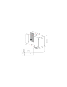 LAVE VAISSELLE WHIRLPOOL 13 COUVERTS 5 PROGRAMMES A+ INOX
