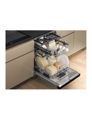LAVE VAISSELLE WHIRLPOOL 15 COUVERTS 6EME SENS 8 PROGRAMMES A+++ INOX