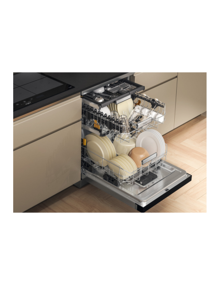 LAVE VAISSELLE WHIRLPOOL 15 COUVERTS 6EME SENS 8 PROGRAMMES A+++ INOX
