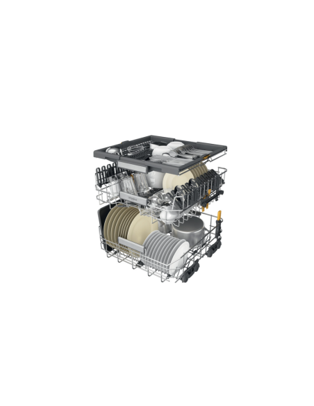 LAVE VAISSELLE WHIRLPOOL 15 COUVERTS 6EME SENS 8 PROGRAMMES A+++ INOX