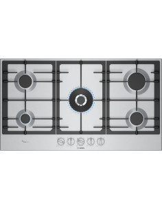 PLAQUE BOSCH 5 FEUX 90CM INOX