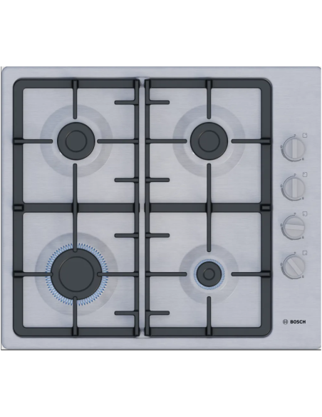 PLAQUE BOSCH 4 FEUX GRILLE EN FONTE INOX