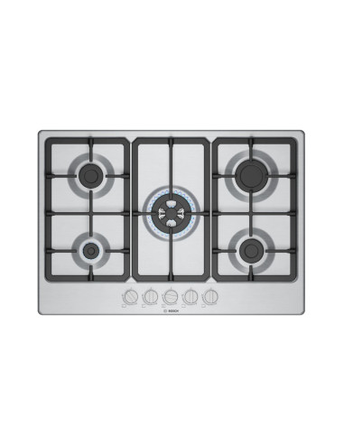 PLAQUE BOSCH 5 FEUX 75CM EN FONTE INOX