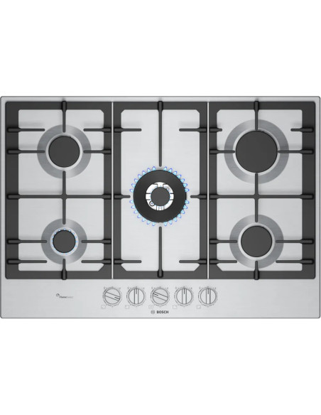 PLAQUE BOSCH 75CM 5 FEUX INOX