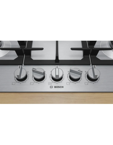 PLAQUE BOSCH 75CM 5 FEUX INOX