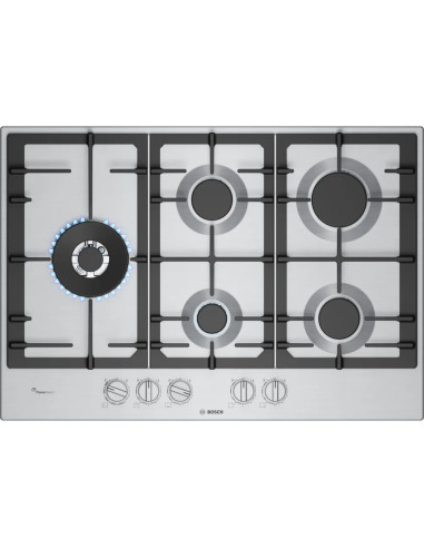 PLAQUE BOSCH 5 FEUX 75CM EN FONTE INOX