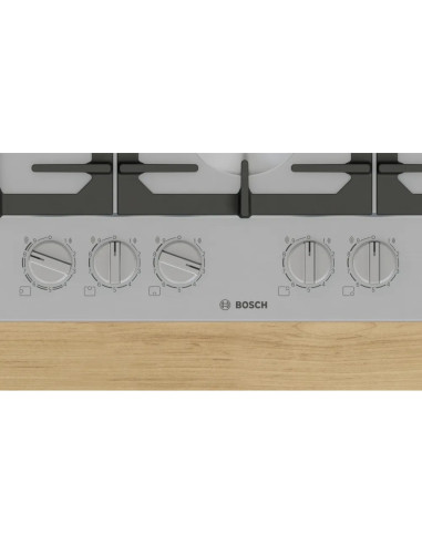 PLAQUE BOSCH 5 FEUX 75CM EN FONTE INOX