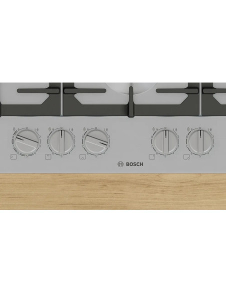 PLAQUE BOSCH 5 FEUX 75CM EN FONTE INOX