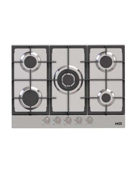 PLAQUE HKM 5 FEUX 70CM EN FONTE INOX