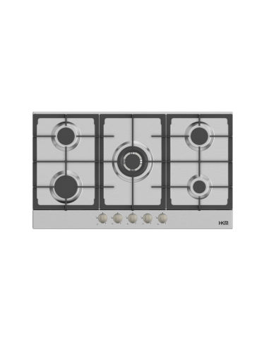 PLAQUE HKM 5 FEUX 90CM EN FONTE INOX