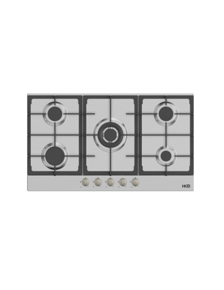 PLAQUE HKM 5 FEUX 90CM EN FONTE INOX