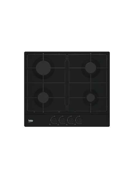 PLAQUE BEKO A GAZ 60CM 4 FEUX NOIR