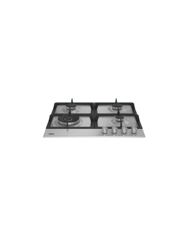 PLAQUE BEKO GAZ 60 CM 4 FEUX INOX
