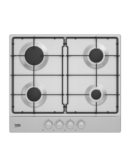 PLAQUE DE CUISSON BEKO GAZ 60CM 4 FEUX  INOX