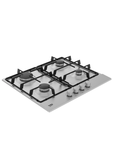 PLAQUE DE CUISSON BEKO GAZ 60CM 4 FEUX  INOX